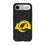Los Angeles Rams Text Backdrop MagSafe Compatible Phone Case for Apple iPhone