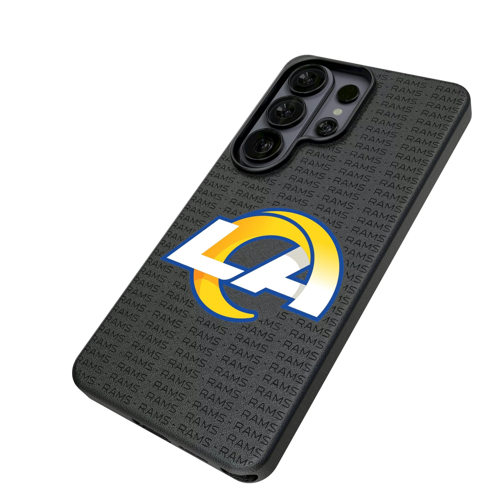 Los Angeles Rams Text Backdrop MagSafe Compatible Phone Case for Samsung Galaxy 26 Series