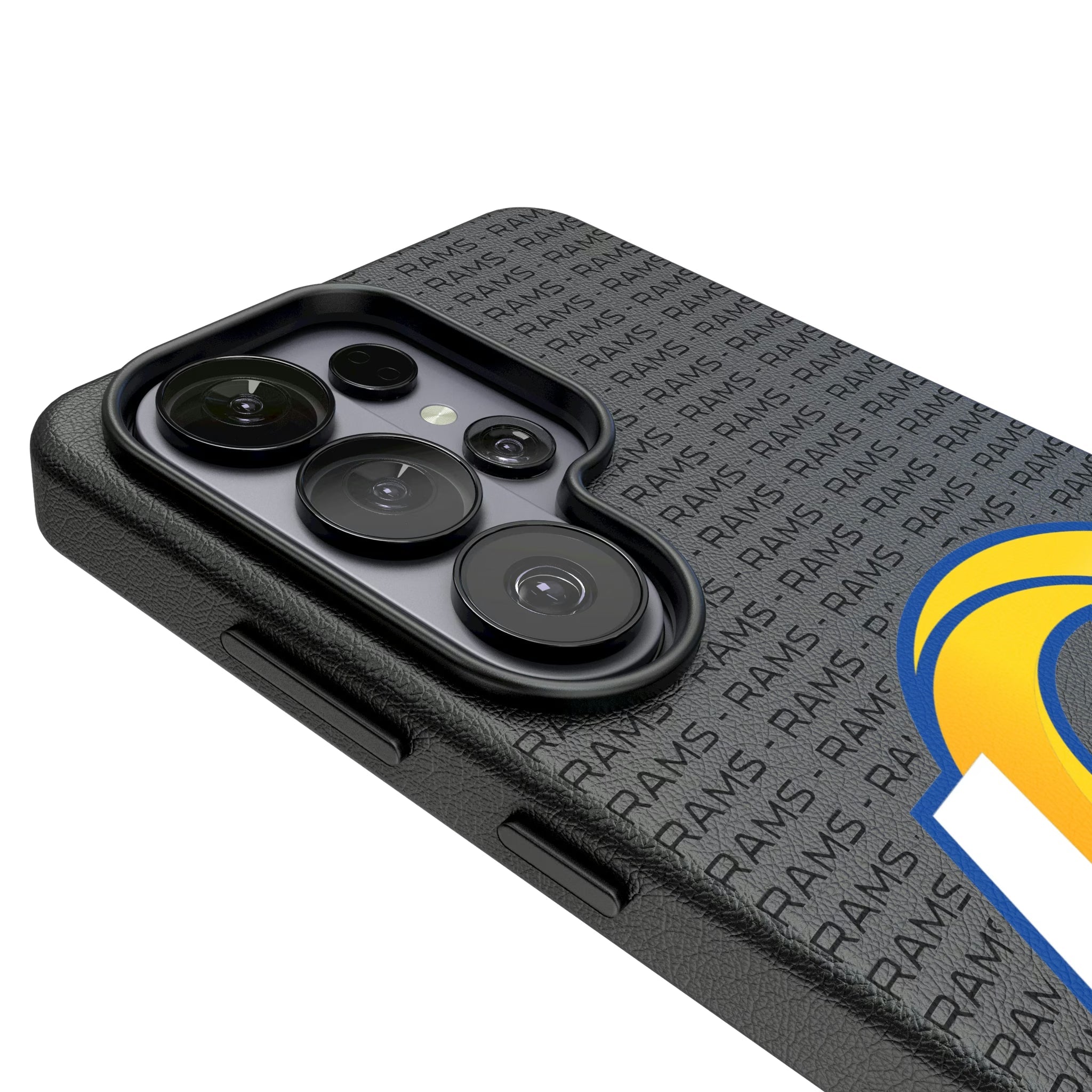 Los Angeles Rams Text Backdrop MagSafe Compatible Phone Case for Samsung Galaxy 26 Series