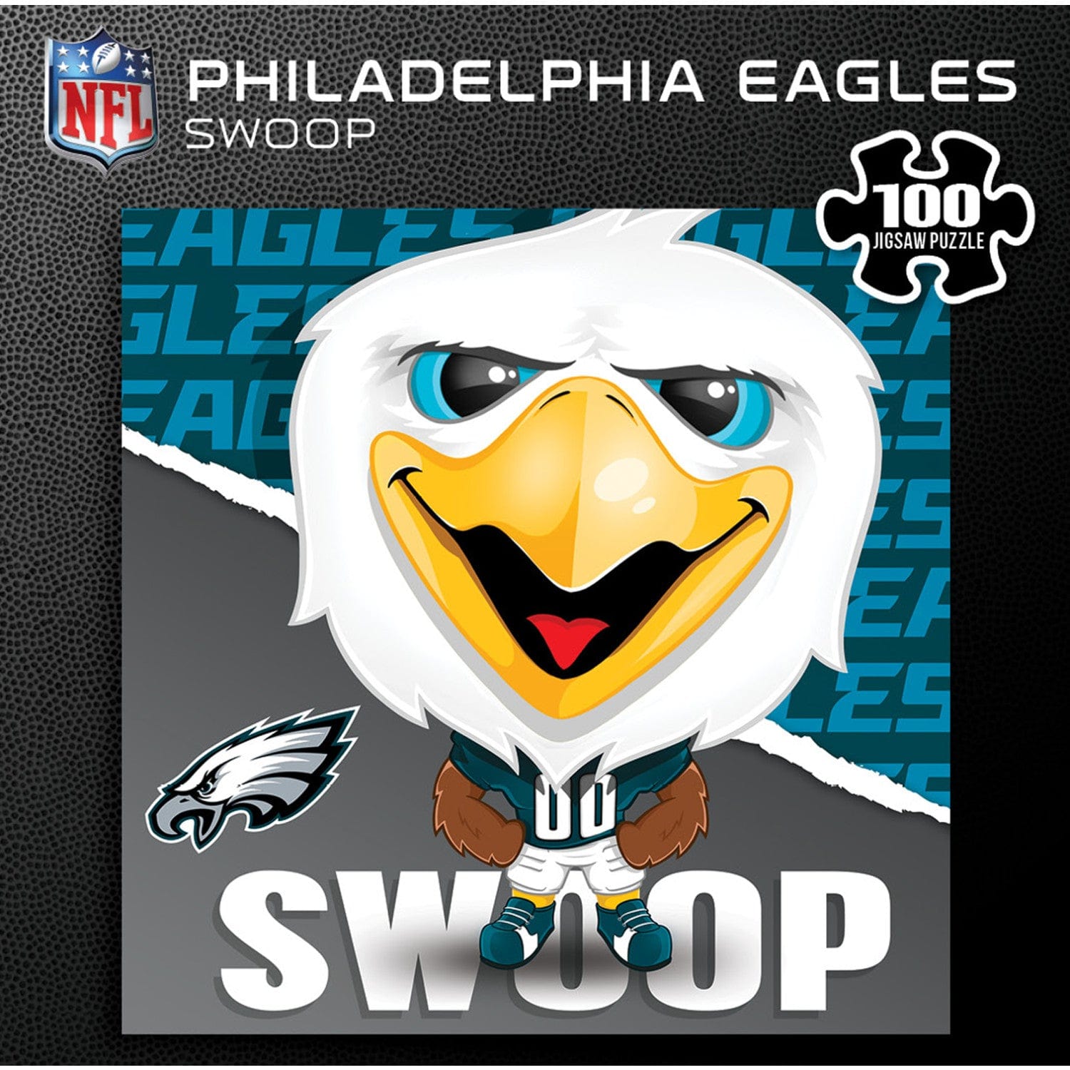 Swoop: 100-Piece Jigsaw Puzzle of the Philadelphia Eagles Mascot - Sports Gifts, Sports Memorabilia, Sports Collectibles, Fan Shop