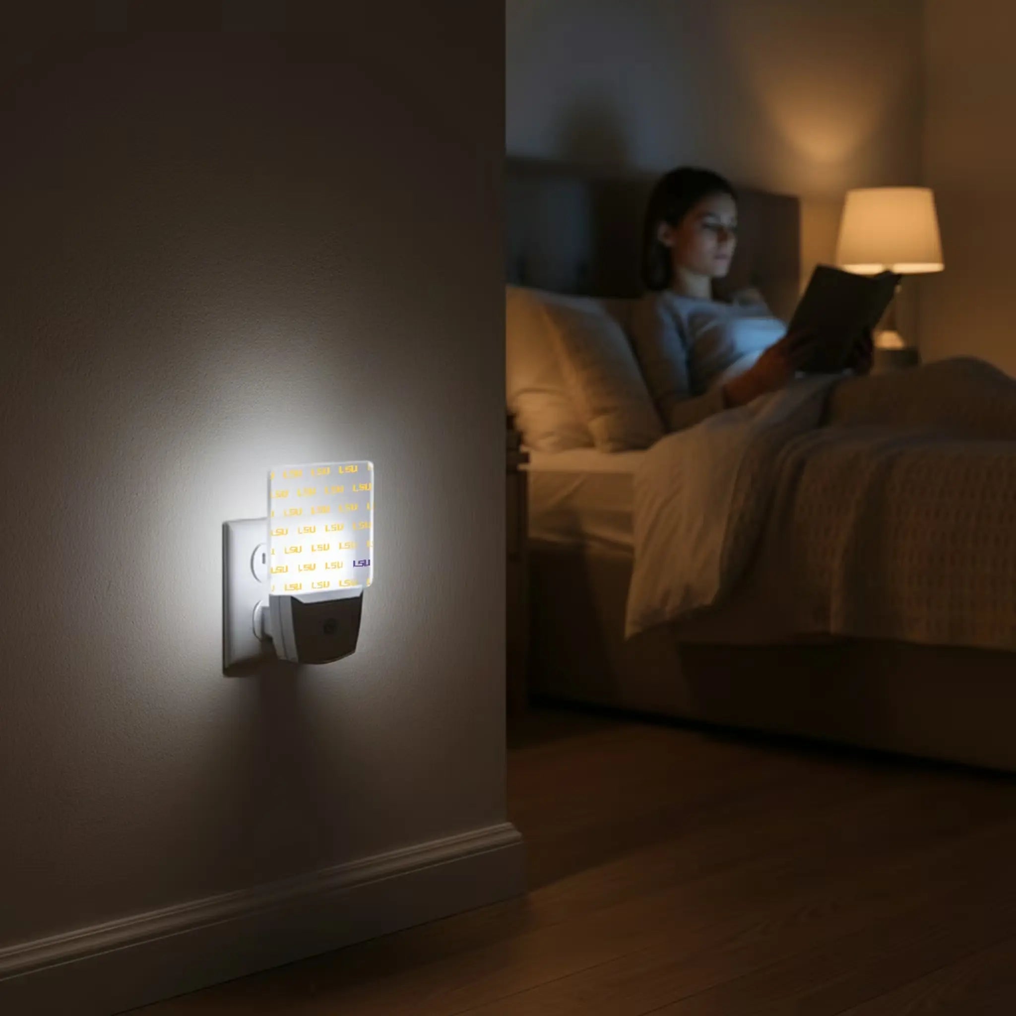 Louisiana State University Tigers Fashion Pattern Night Light 2-Pack