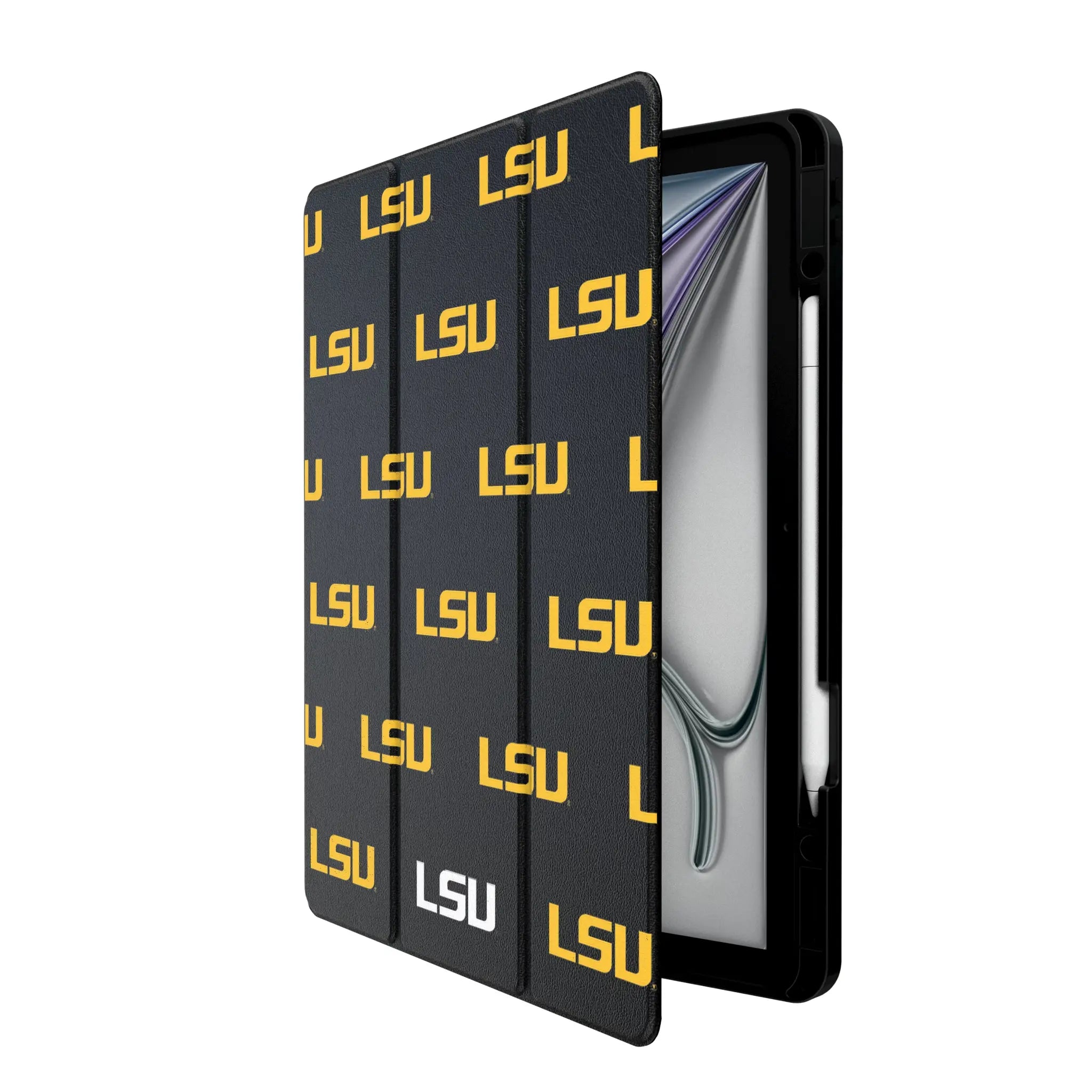 Louisiana State University Tigers Fashion Pattern Tablet Case for Apple iPad