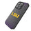Louisiana State University Tigers Linen Bling Phone Case for Apple iPhone