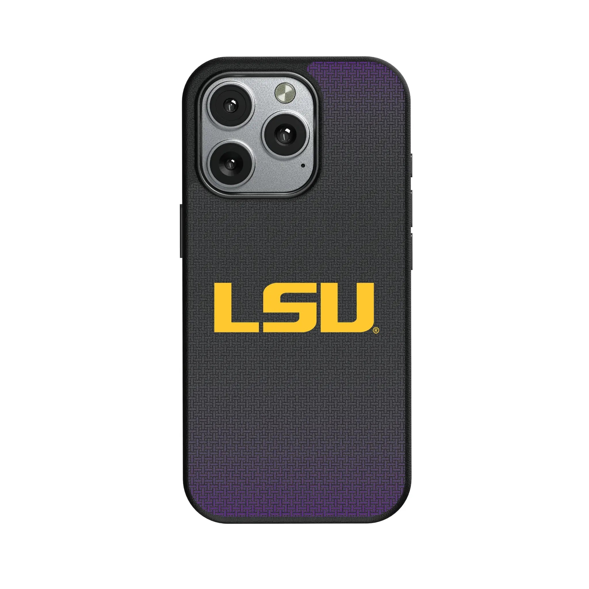 Louisiana State University Tigers Linen MagSafe Compatible Phone Case for Apple iPhone