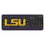 Louisiana State University Tigers Linen Wireless USB Keyboard