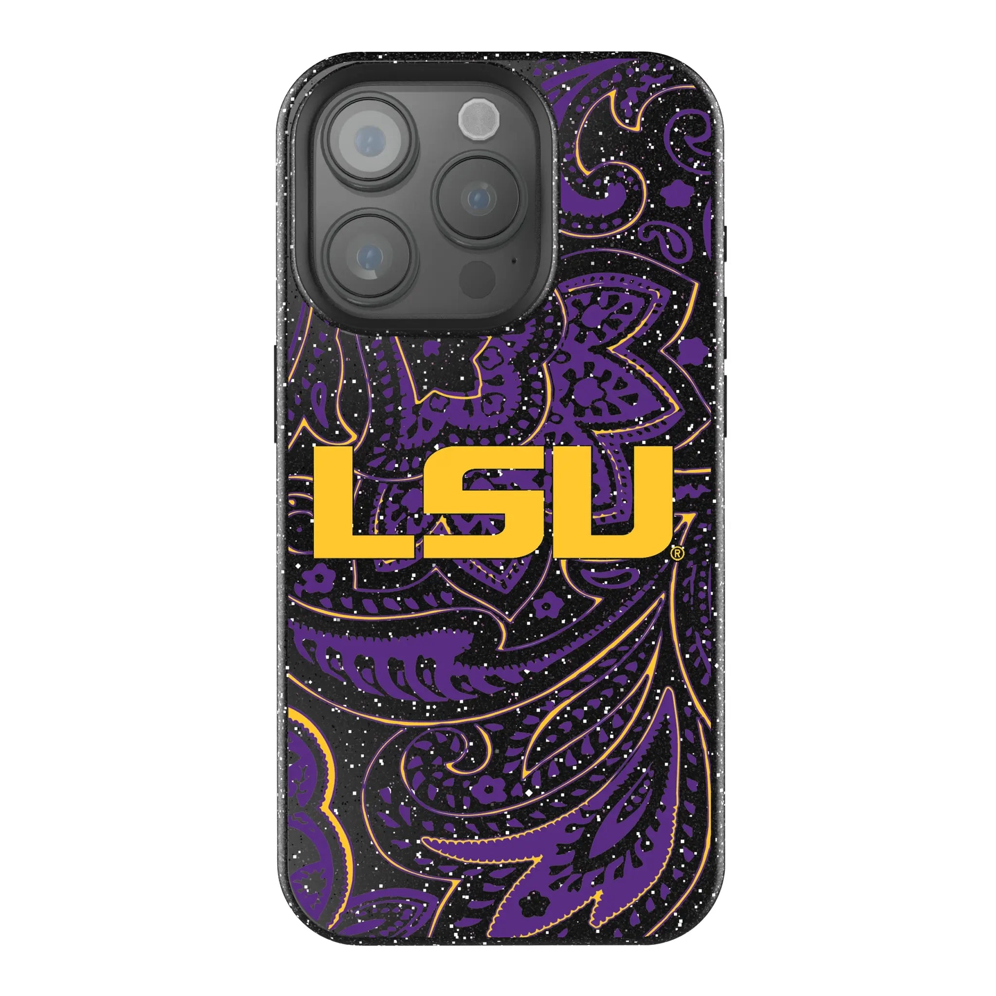Louisiana State University Tigers Paisley Bling Phone Case
