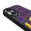 Louisiana State University Tigers Plaid MagSafe Compatible Phone Case for Apple iPhone