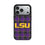 Louisiana State University Tigers Plaid MagSafe Compatible Phone Case for Apple iPhone