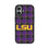 Louisiana State University Tigers Plaid MagSafe Compatible Phone Case for Apple iPhone