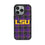 Louisiana State University Tigers Plaid MagSafe Compatible Phone Case for Apple iPhone