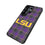 Louisiana State University Tigers Plaid MagSafe Compatible Phone Case for Samsung Galaxy