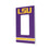 Louisiana State University Tigers Stripe Hidden-Screw Light Switch Plate - Sports Gifts, Sports Memorabilia, Sports Collectibles, Fan Shop