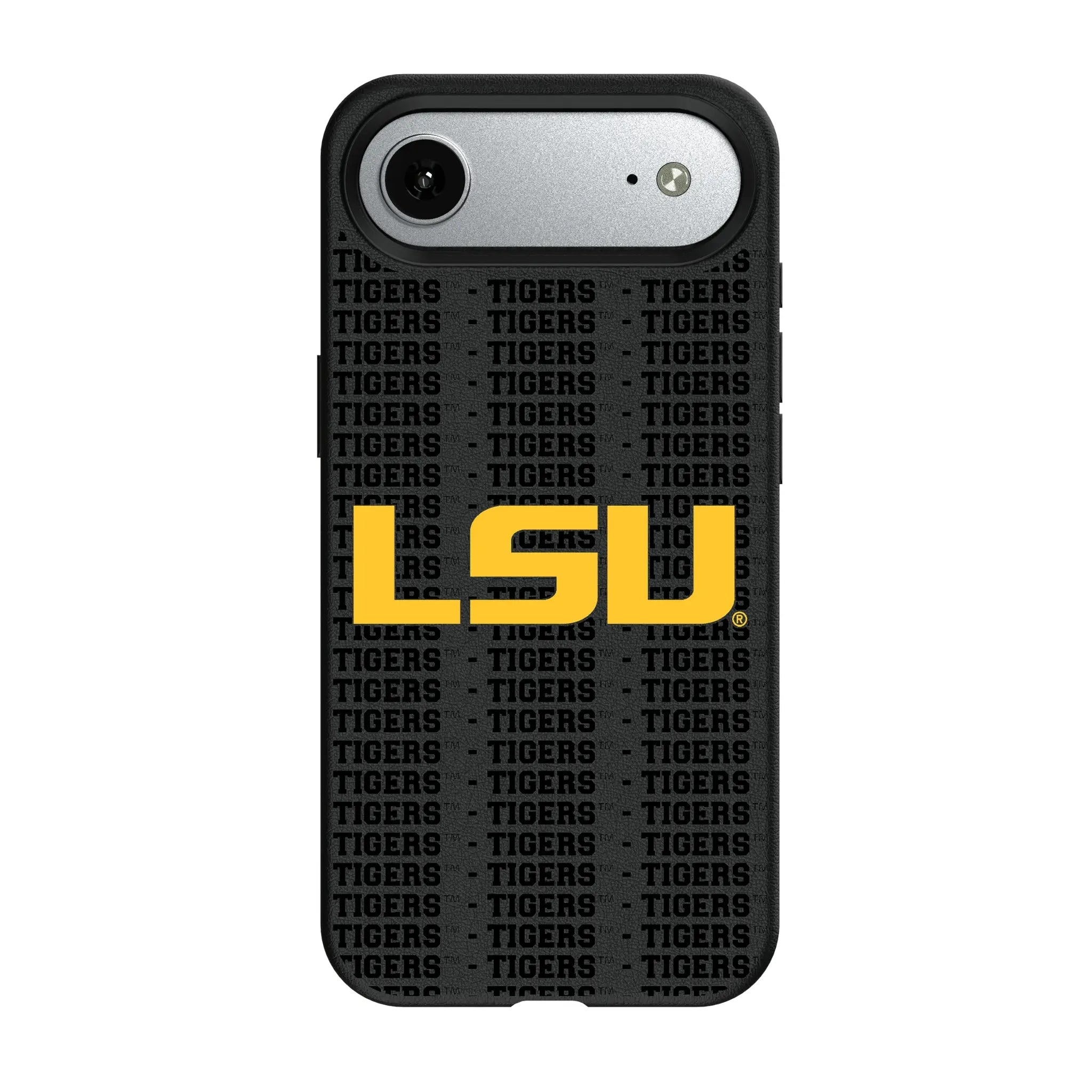 Louisiana State University Tigers Text Backdrop MagSafe Compatible Phone Case for Apple iPhone
