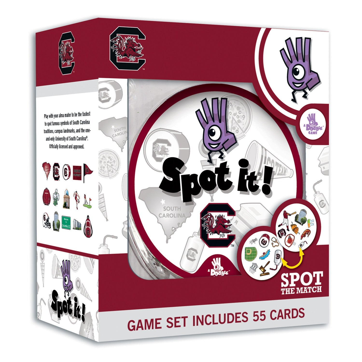 South Carolina Gamecocks Spot It! Card Game - 757 Sports Collectibles