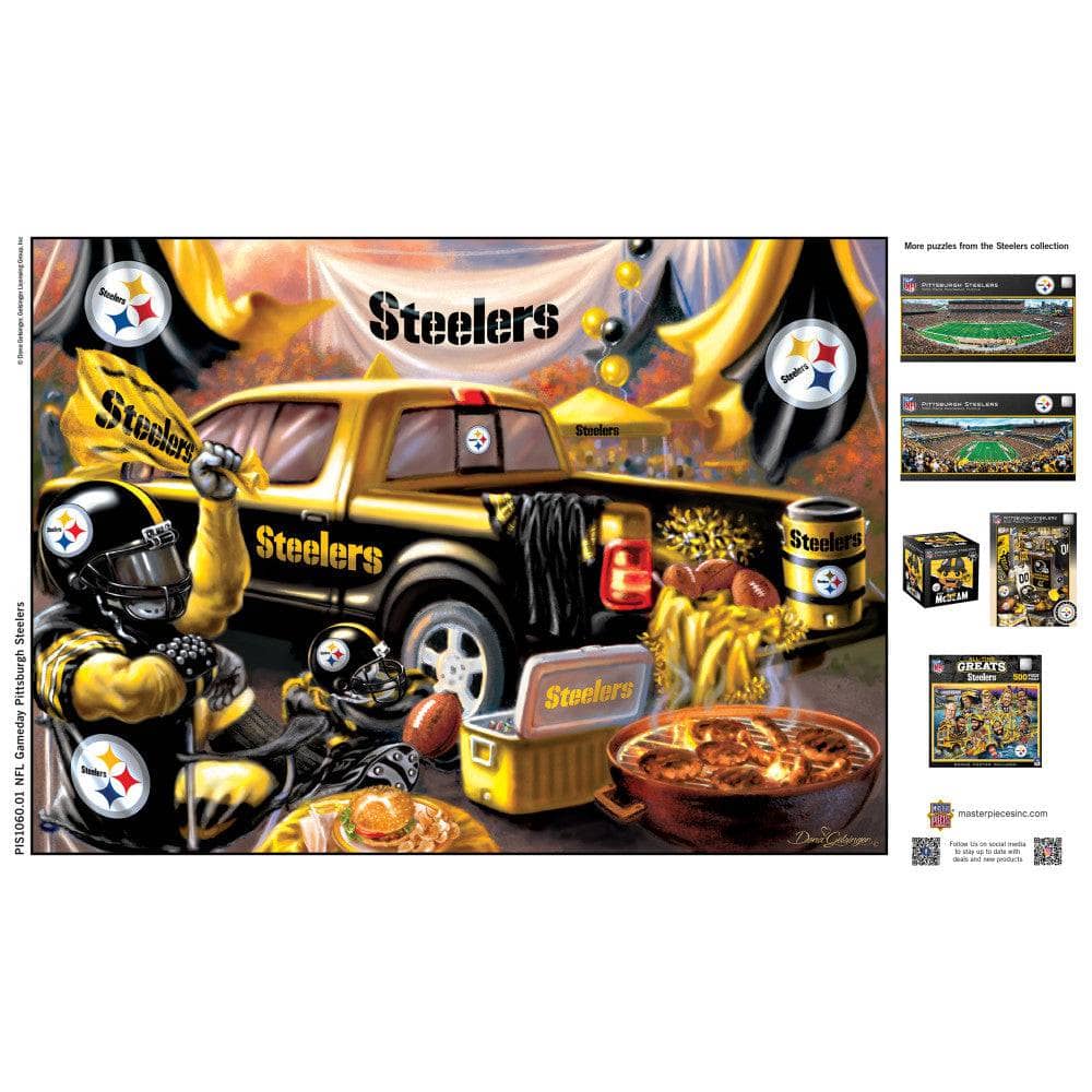 Pittsburgh Steelers Gameday 1000 Piece Jigsaw Puzzle