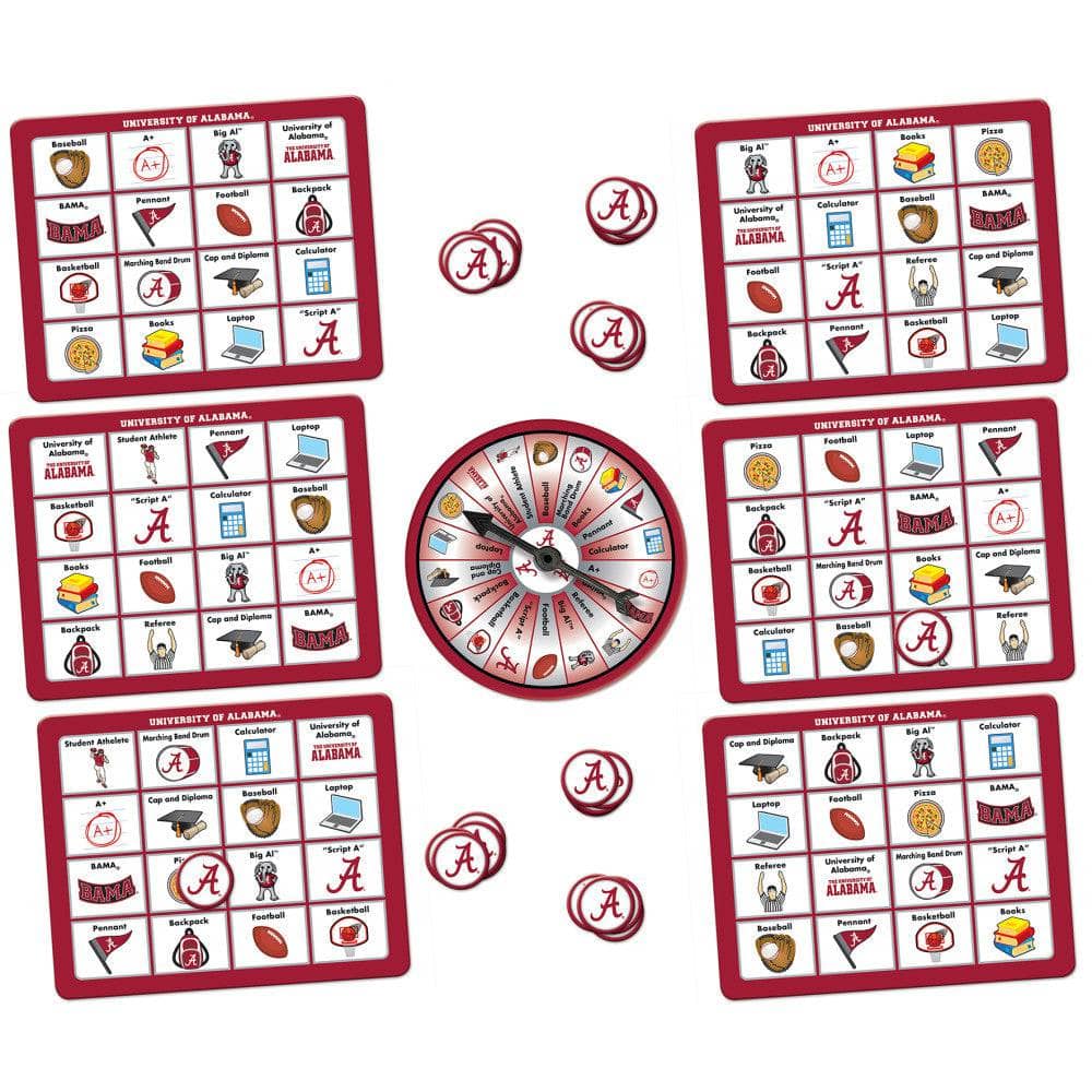 Alabama Crimson Tide Bingo: Game Day Fun! - Sports Gifts, Sports Memorabilia, Sports Collectibles, Fan Shop