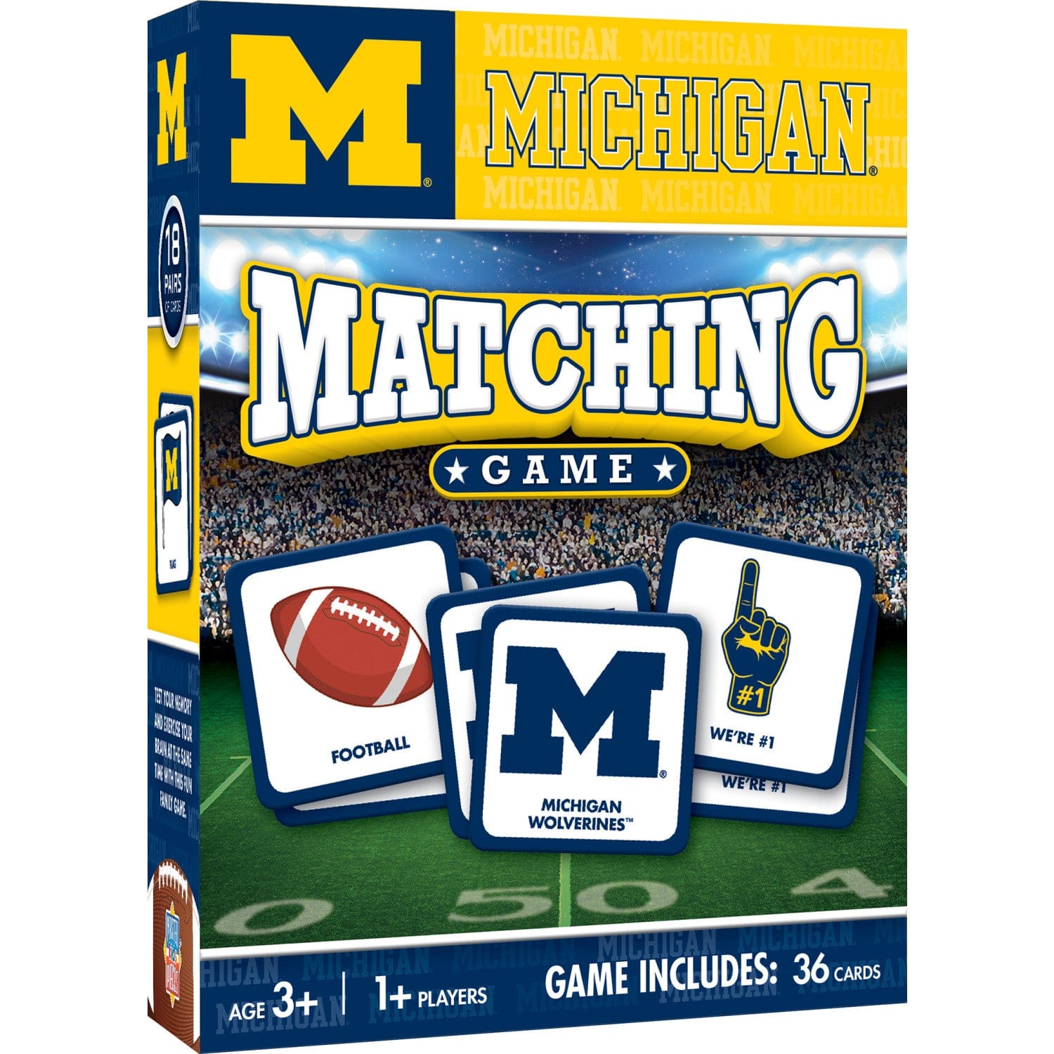 Michigan Wolverines Memory Matching Game - Sports Gifts, Sports Memorabilia, Sports Collectibles, Fan Shop