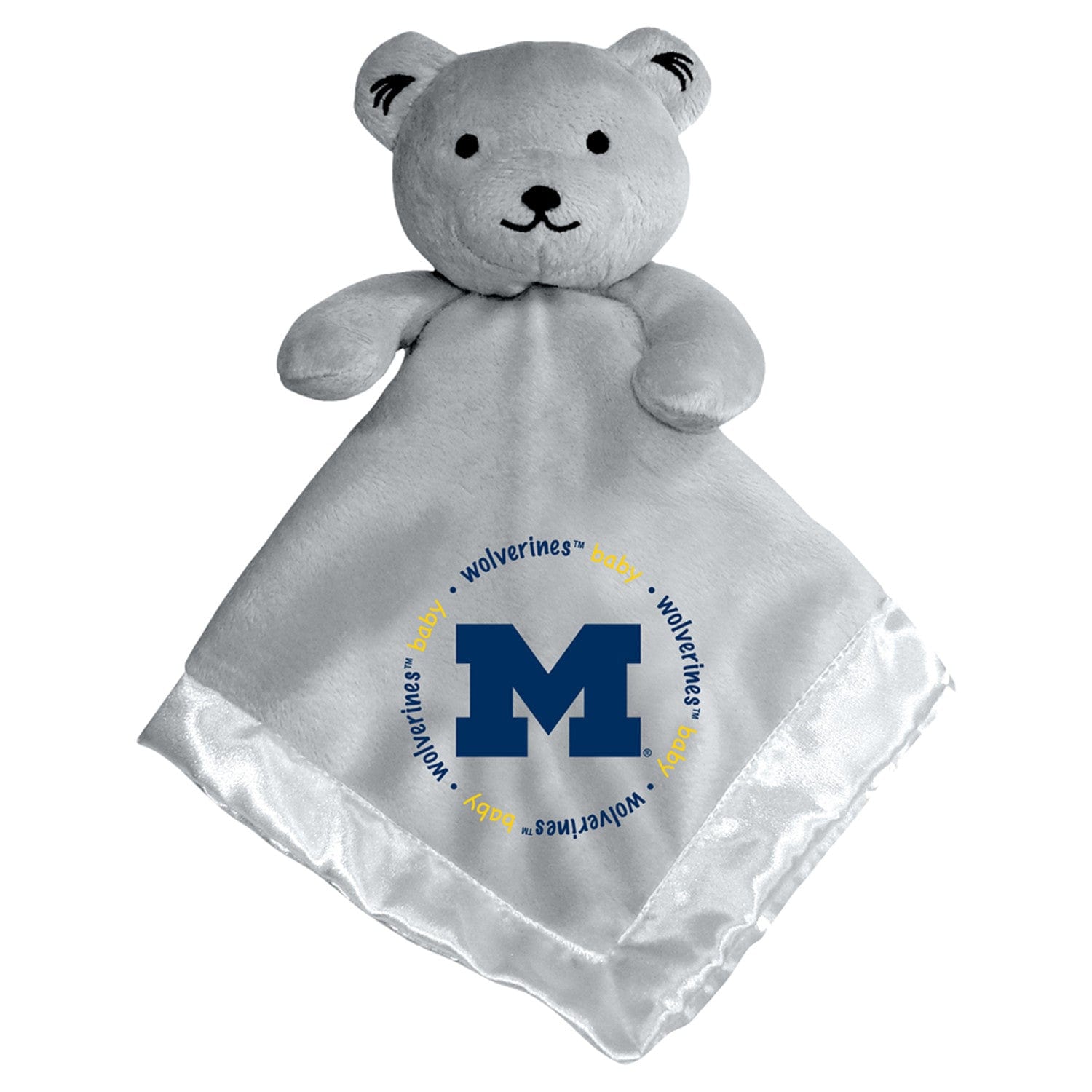 Michigan Wolverines Security Bear in Gray - Sports Gifts, Sports Memorabilia, Sports Collectibles, Fan Shop
