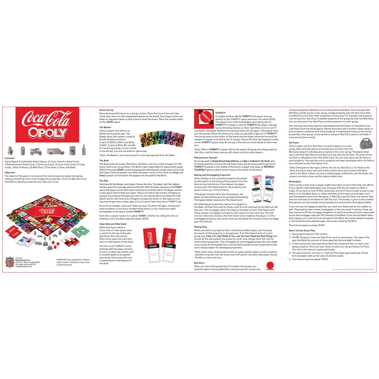 Coca-Cola Opoly - 757 Sports Collectibles