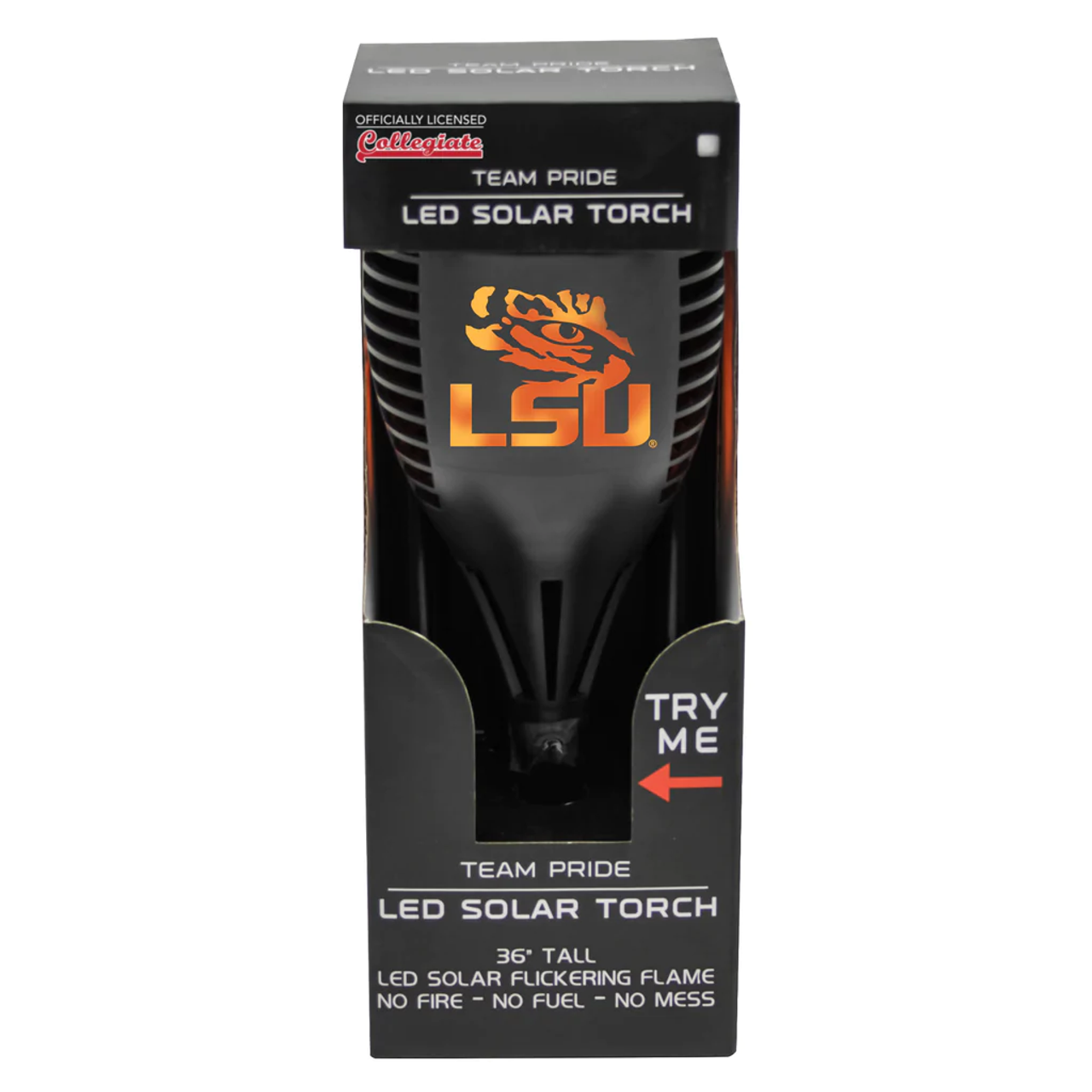LSU Tigers Solar Torch LED - Sports Collectibles, Sports Memorabilia, Sports Fan Shop, Sports Gifts