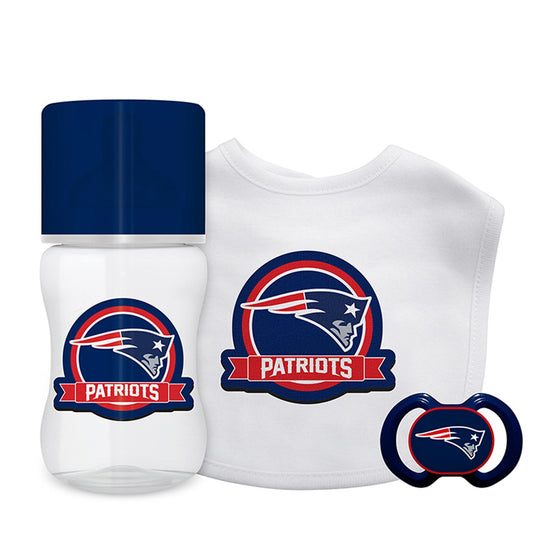 New England Patriots - 3-Piece Baby Gift Set - 757 Sports Collectibles