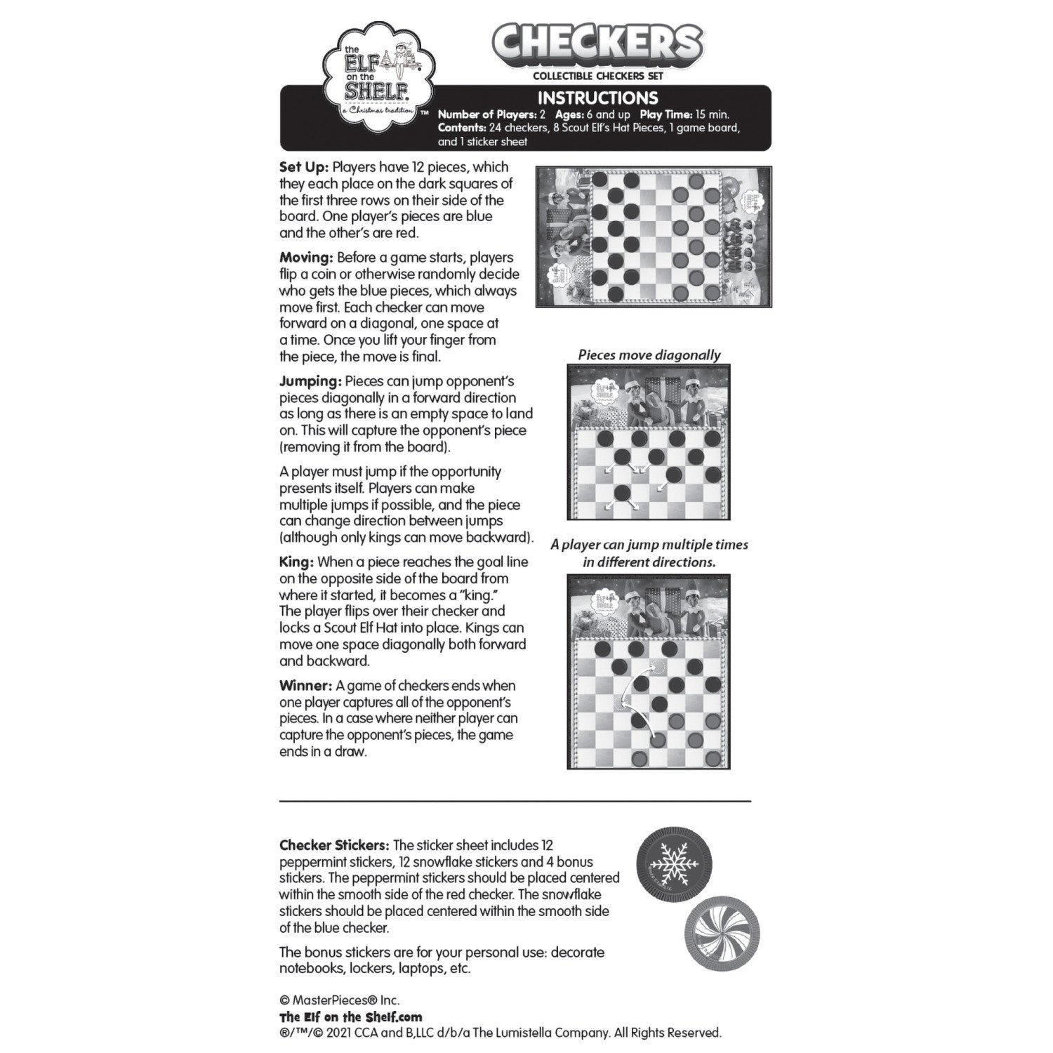 Elf on the Shelf Checkers - 757 Sports Collectibles