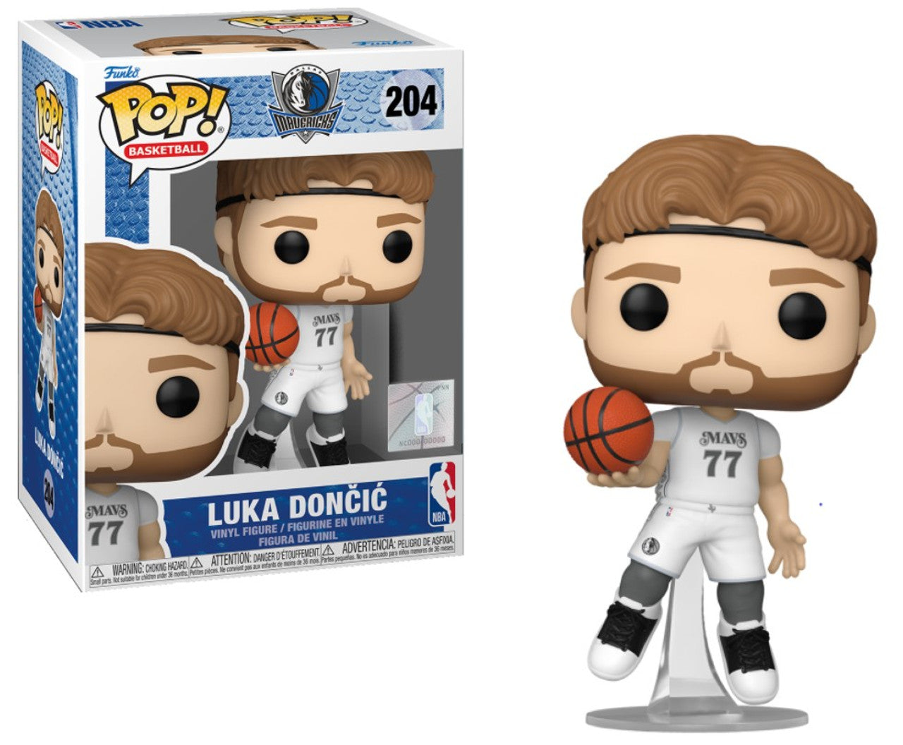 Luka Doncic (Dallas Mavericks) City Edition Jersey NBA Funko Pop! - Sports Collectibles, Sports Memorabilia, Sports Fan Shop, Sports Gifts
