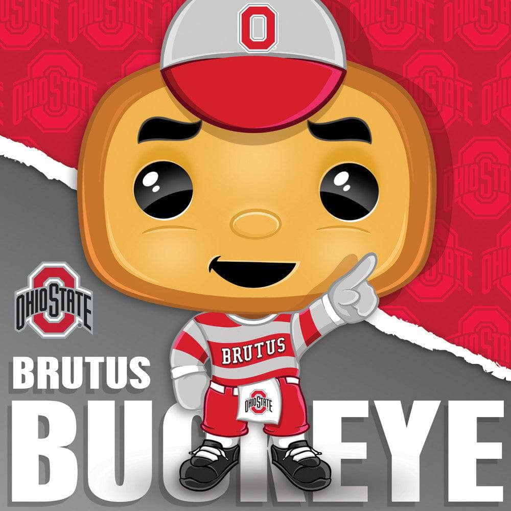 Brutus the Buckeye 100-Piece Jigsaw Puzzle - Ohio State Mascot - Sports Gifts, Sports Memorabilia, Sports Collectibles, Fan Shop