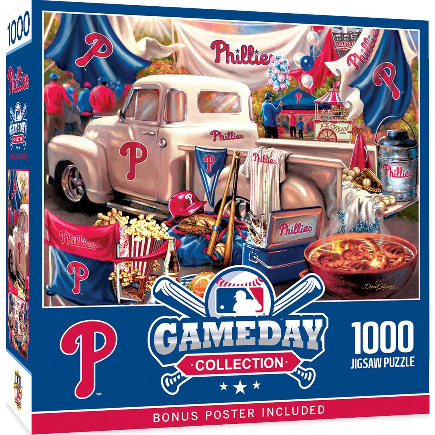 Philadelphia Phillies Gameday 1000 Piece Jigsaw Puzzle - Sports Gifts, Sports Memorabilia, Sports Collectibles, Fan Shop
