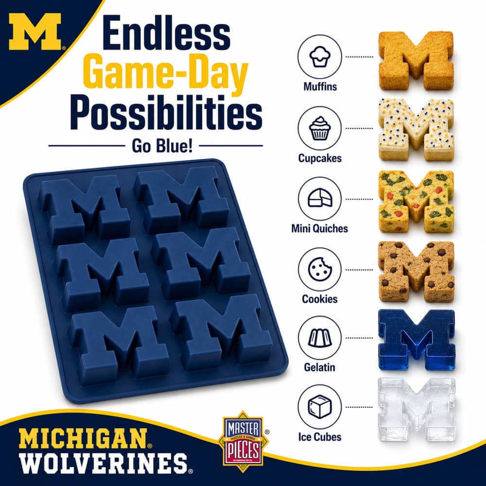 Michigan Wolverines Officially Licensed Muffin Pan