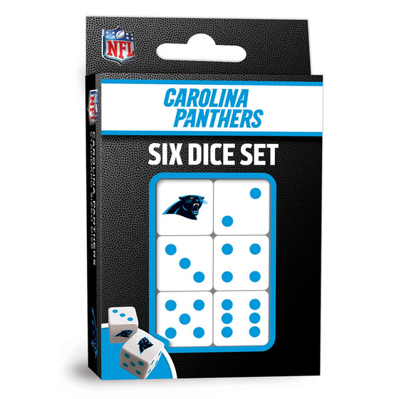 Carolina Panthers Dice Set - 757 Sports Collectibles
