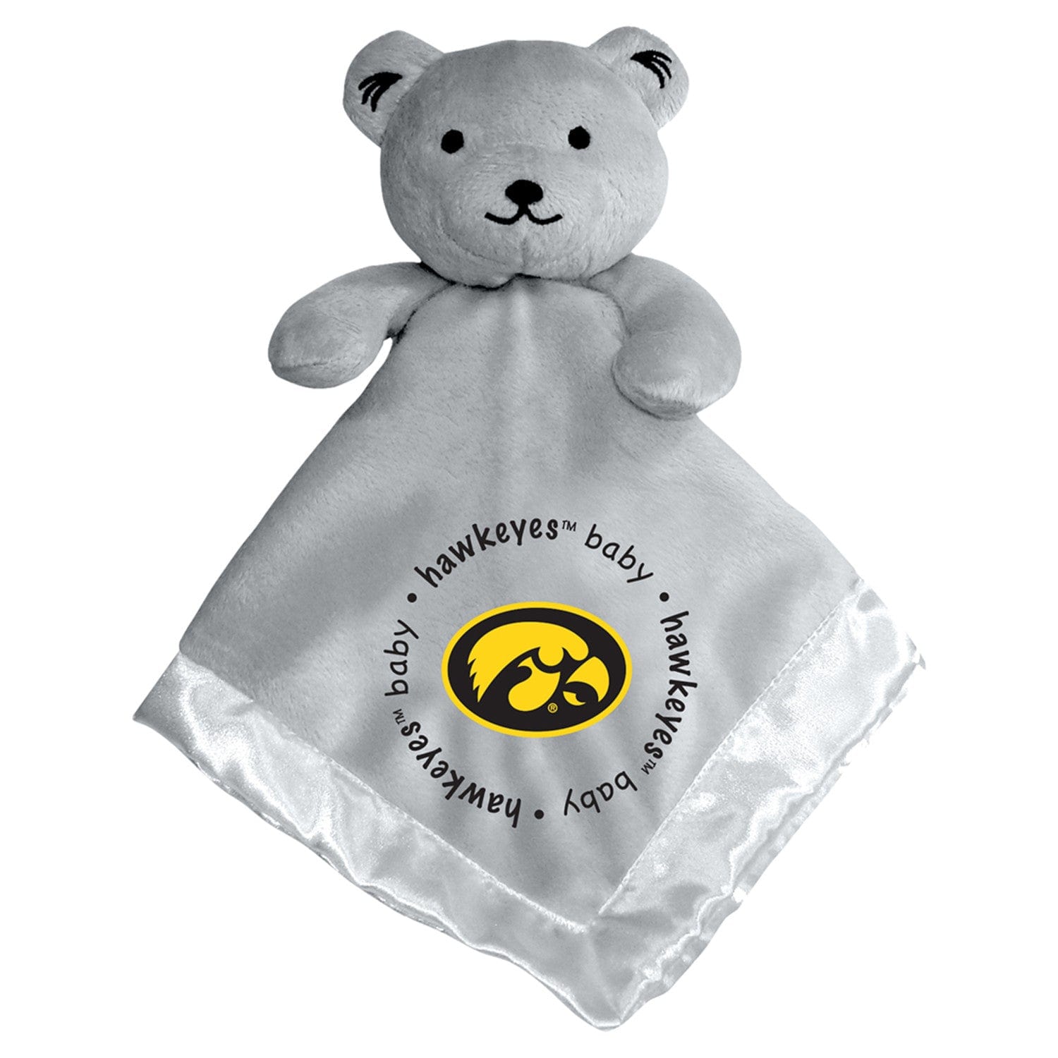 Iowa Hawkeyes Security Bear - Gray - Sports Gifts, Sports Memorabilia, Sports Collectibles, Fan Shop