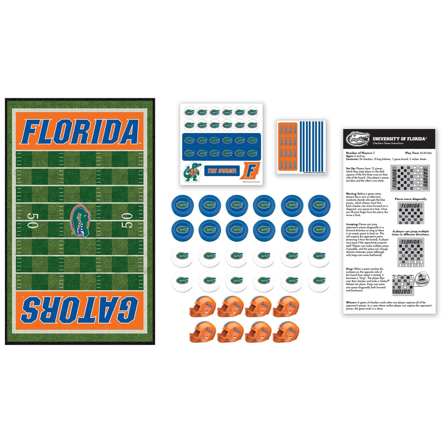 Florida Gators Checkerboard Game Set - Sports Gifts, Sports Memorabilia, Sports Collectibles, Fan Shop