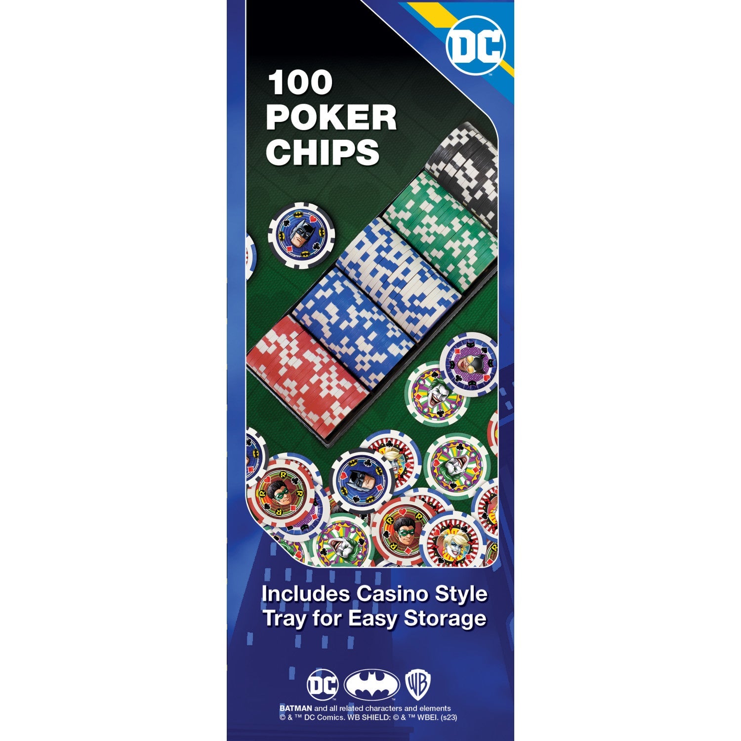Batman 100 Piece Poker Chips - 757 Sports Collectibles