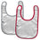 Washington State Cougars Baby Bibs 2-Pack - Sports Gifts, Sports Memorabilia, Sports Collectibles, Fan Shop