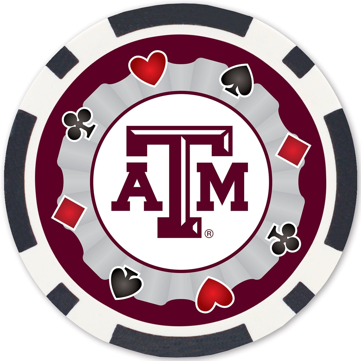 Texas A&M Aggies 100 Piece Poker Chip Set