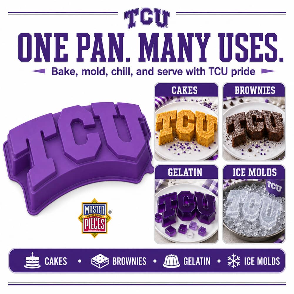 TCU Horned Frogs Cake Pan - Perfect for Game Day Celebrations!