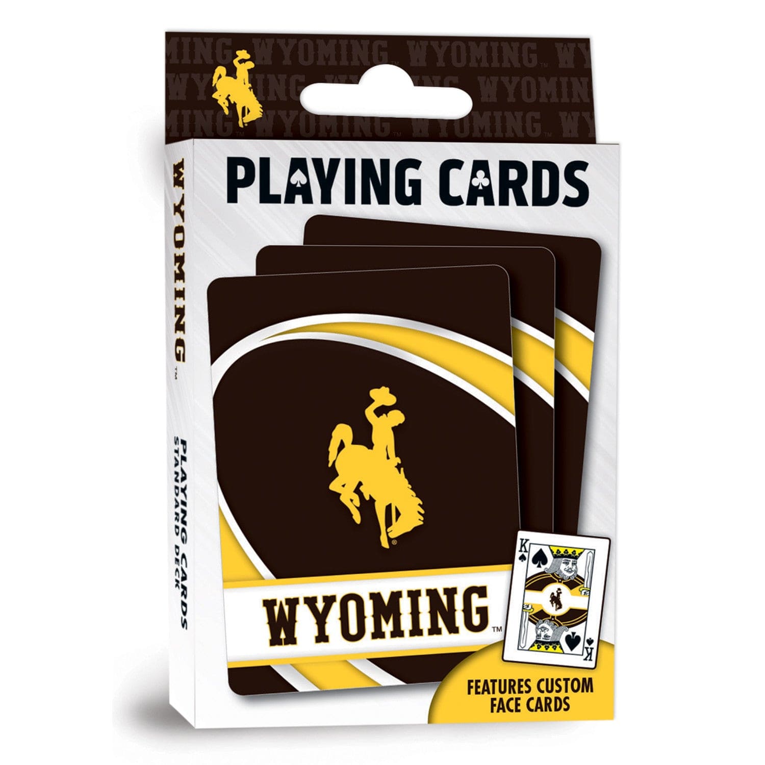 Wyoming Cowboys 54-Card Deck Playing Cards - Sports Gifts, Sports Memorabilia, Sports Collectibles, Fan Shop