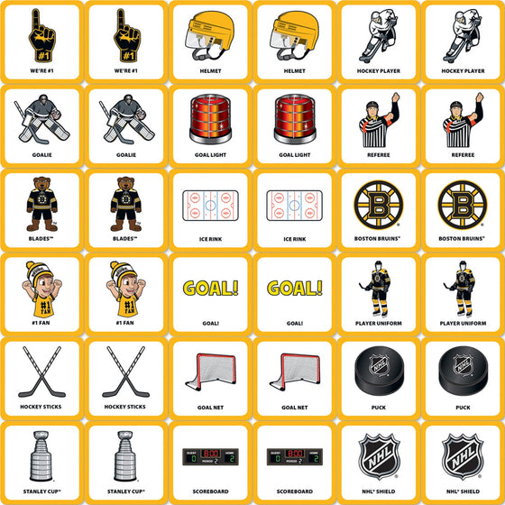 Boston Bruins Matching Game - 757 Sports Collectibles