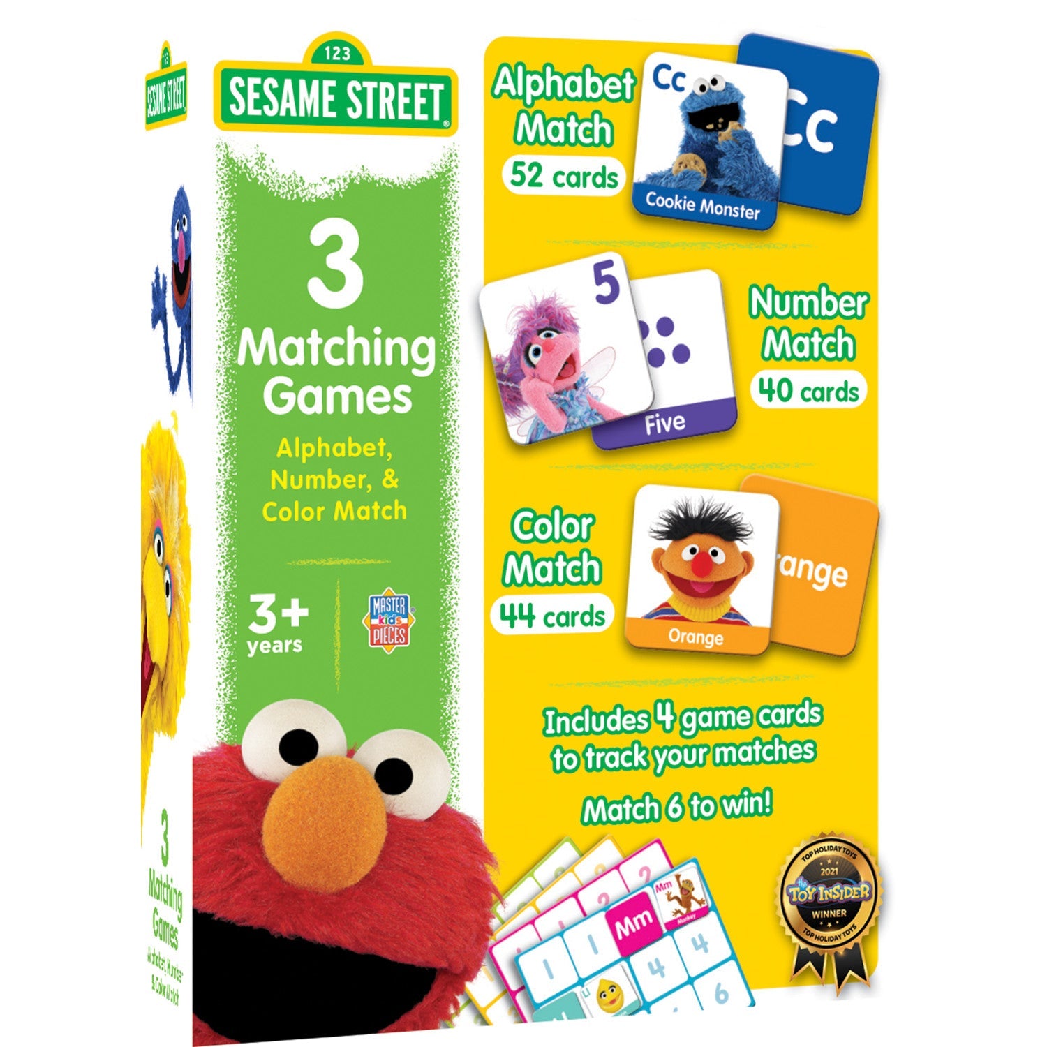 Sesame Street 3-in-1 Matching Game - 757 Sports Collectibles