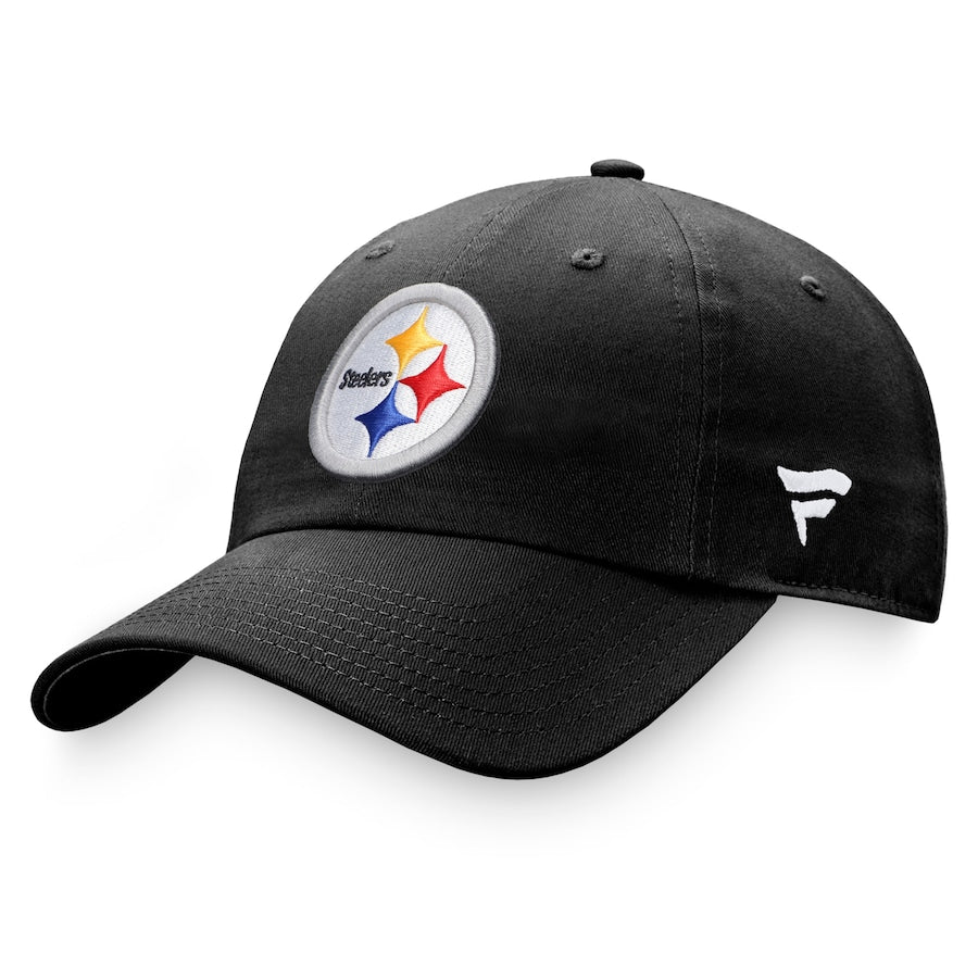 Fanatics Pittsburgh Steelers Black Fundamental Adjustable Hat - Sports Collectibles, Sports Memorabilia, Sports Fan Shop, Sports Gifts