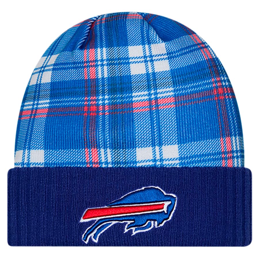 New Era Buffalo Bills Royal Sideline Statement Cuffed Knit Hat - Sports Collectibles, Sports Memorabilia, Sports Fan Shop, Sports Gifts
