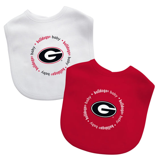Georgia Bulldogs - Baby Bibs 2-Pack - 757 Sports Collectibles