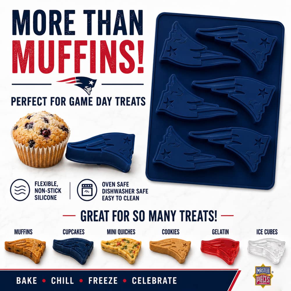 New England Patriots Official NFL Muffin Pan