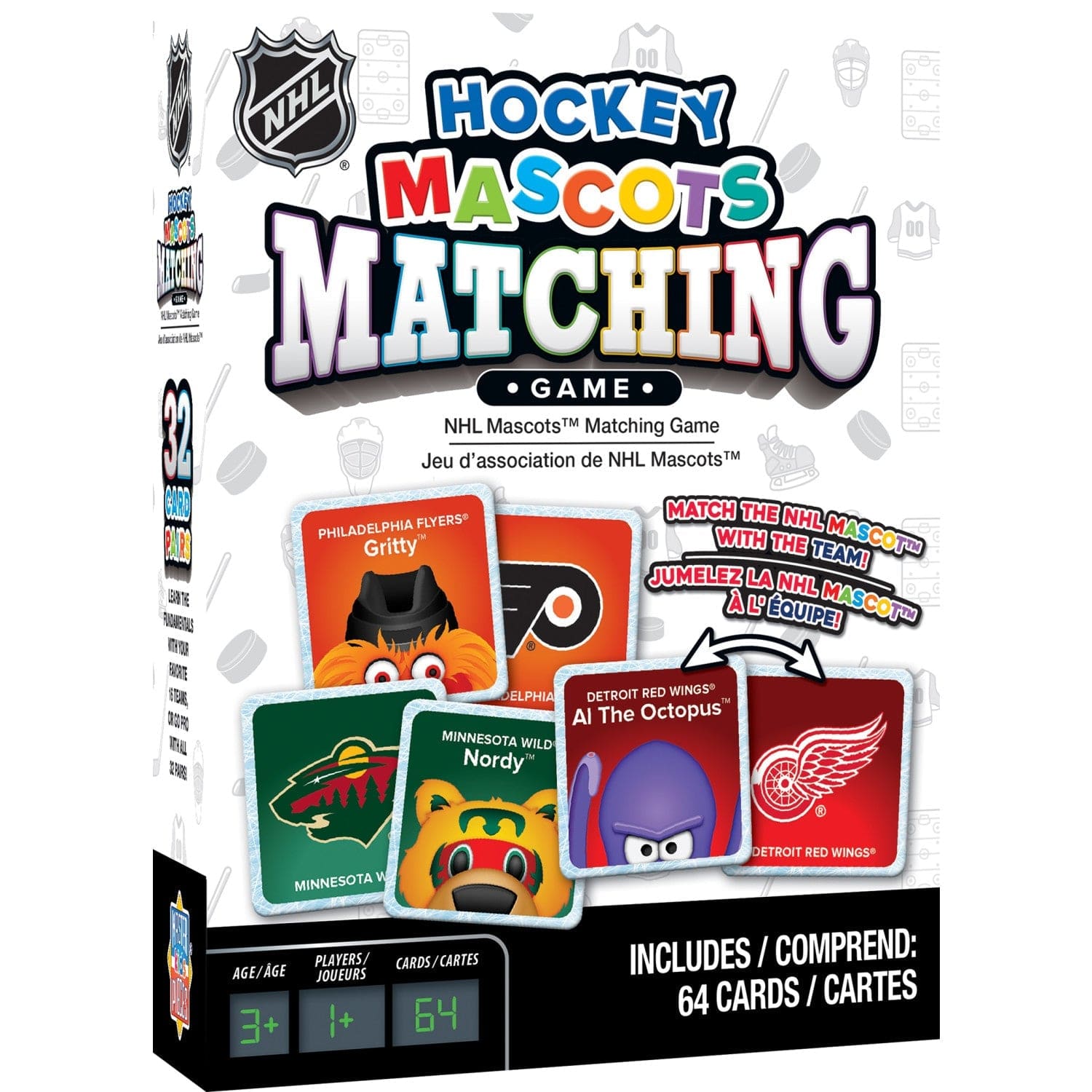 NHL Mascots Memory Match Game - Sports Gifts, Sports Memorabilia, Sports Collectibles, Fan Shop