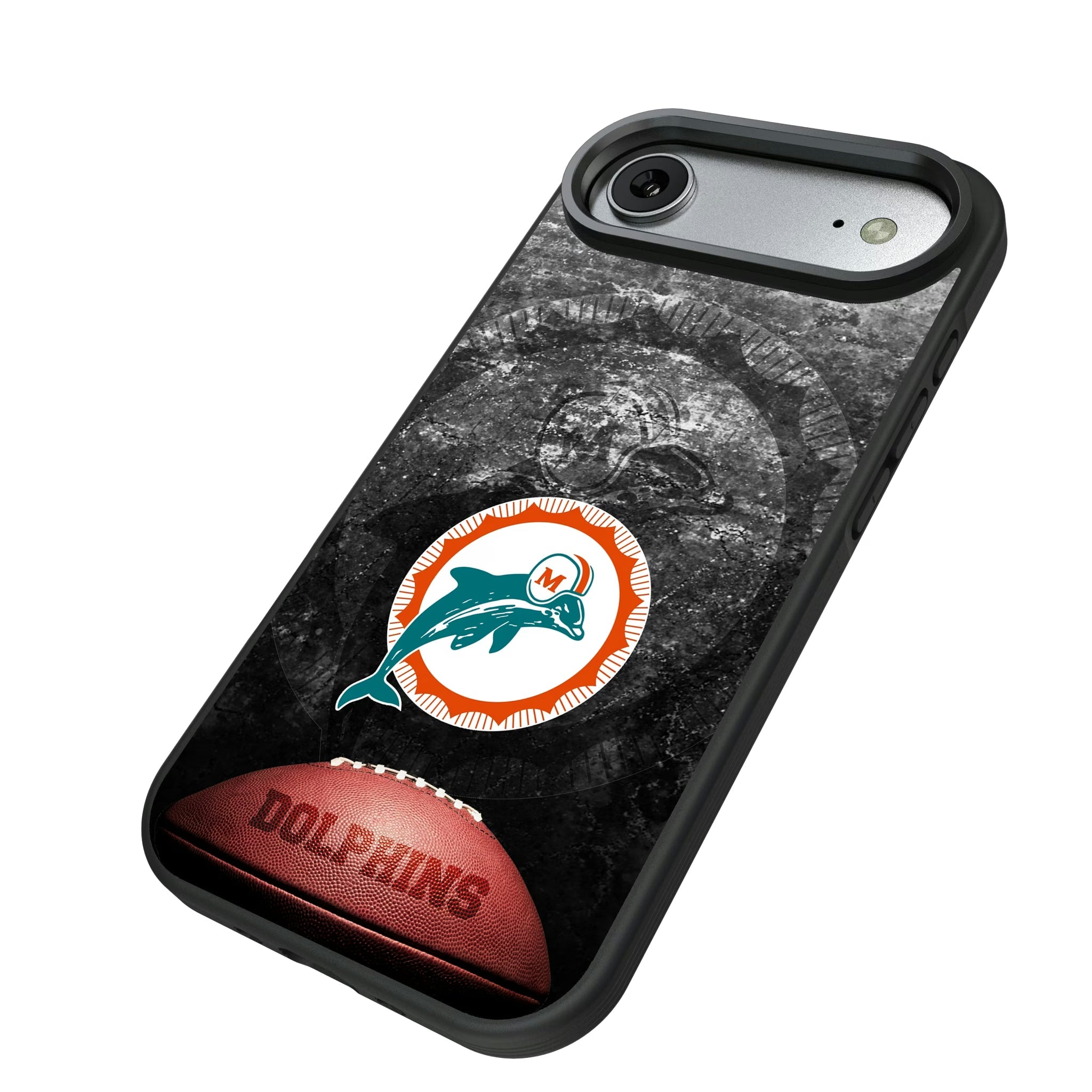 Miami Dolphins 1966-1973 Historic Collection Legendary Bump Phone Case - Sports Gifts, Sports Memorabilia, Sports Collectibles, Fan Shop