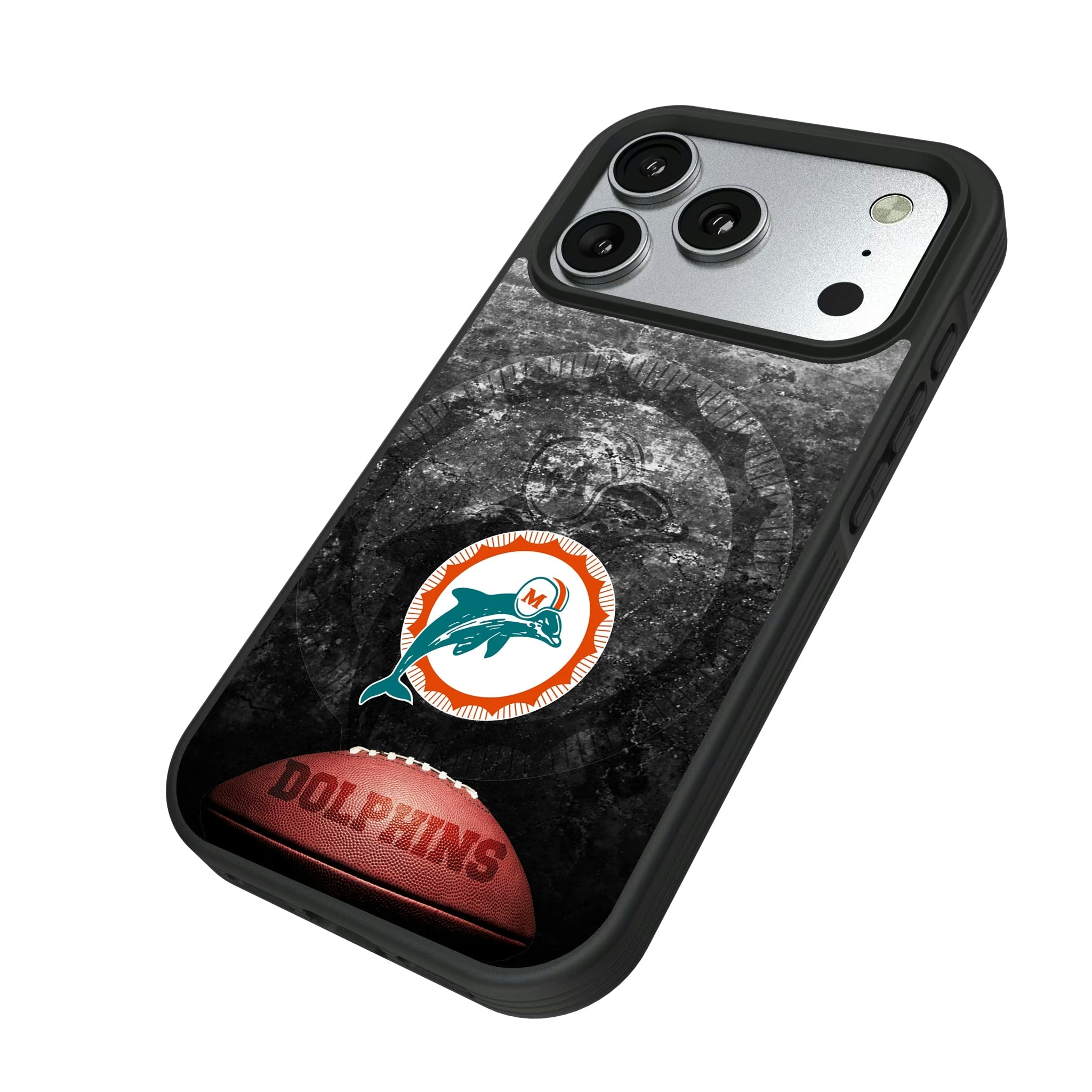 Miami Dolphins 1966-1973 Historic Collection Legendary Bump Phone Case - Sports Gifts, Sports Memorabilia, Sports Collectibles, Fan Shop