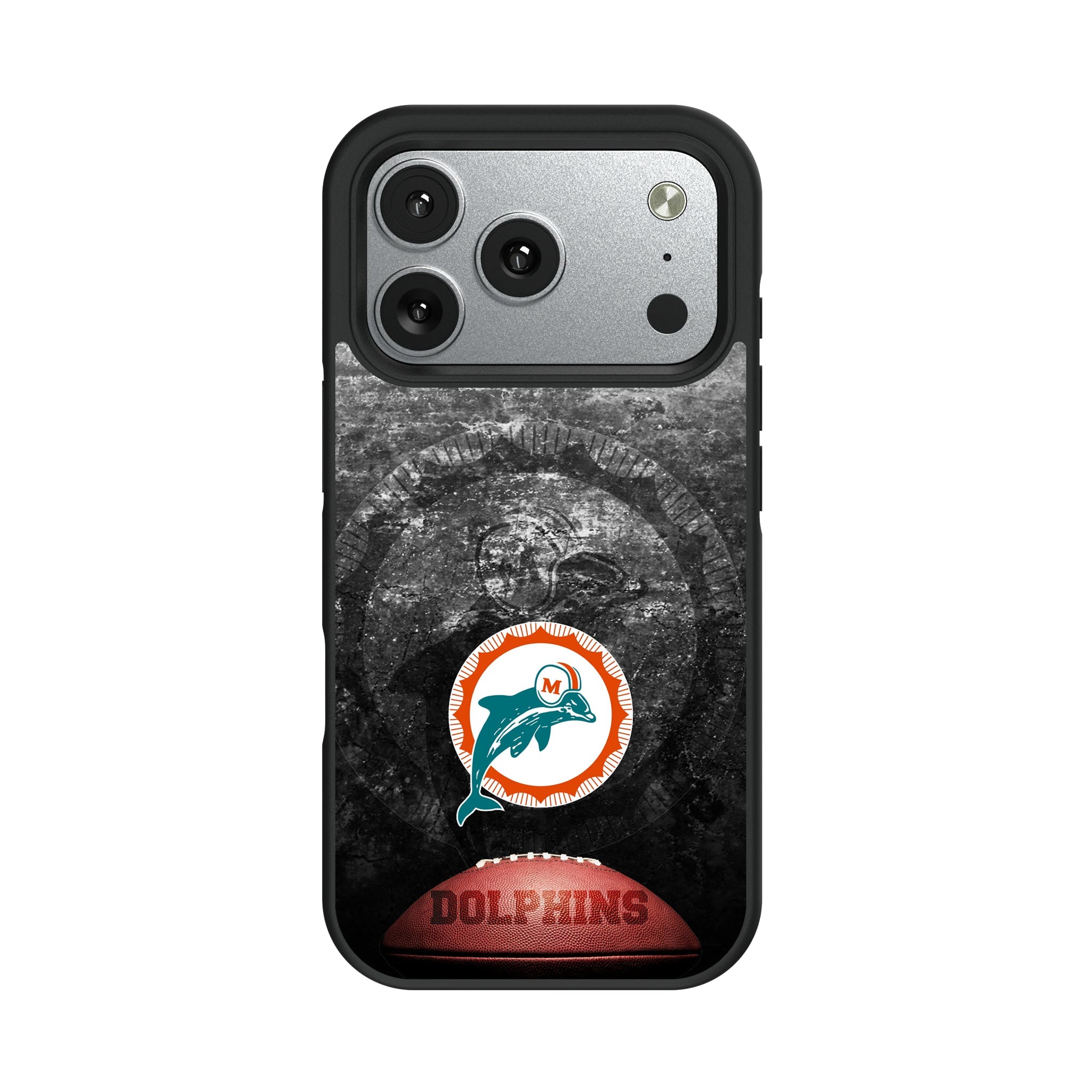 Miami Dolphins 1966-1973 Historic Collection Legendary Bump Phone Case - Sports Gifts, Sports Memorabilia, Sports Collectibles, Fan Shop