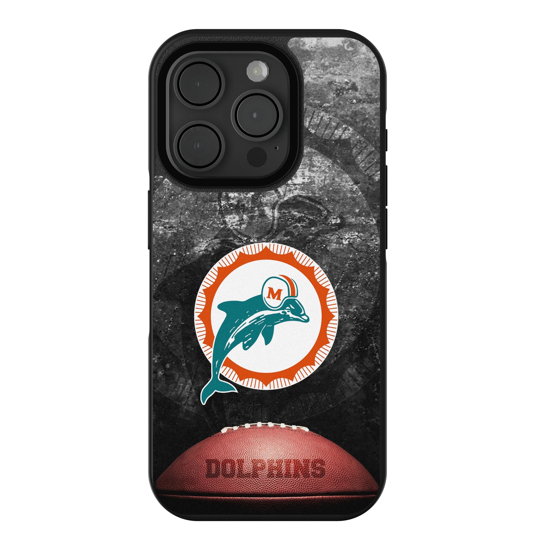 Miami Dolphins 1966-1973 Historic Collection Legendary Bump Phone Case - Sports Gifts, Sports Memorabilia, Sports Collectibles, Fan Shop