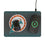 Miami Dolphins 1966-1973 Historic Collection Linen 15-Watt Wireless Charger and Mouse Pad